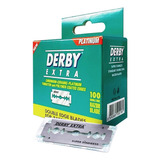 Derby - Cuchillas De Afeitar De Doble Filo (100 Unidades)