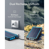 Anker Solar Power Bank, 10000 Solar Cargador Solar De Doble