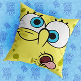 Almohadones Bob Esponja Pack X3  40x40cm 