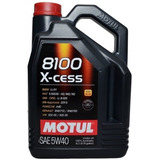 Aceite Motor Auto Motul 8100 5w40 Xcess 100% Sintétic 5l