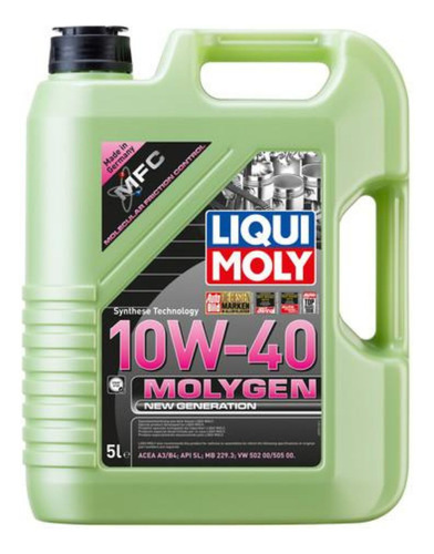 Aceite 10w40 Auto Camioneta 5l Liqui Moly Molygen New Genera