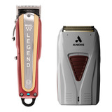 Kit Máquina De Corte Wahl Legend E Shaver Andis Profoil Ts-1