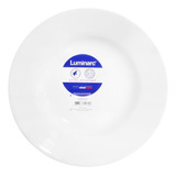 Plato Hondo Everyday Luminarc Vidrio Templado 22cm X1 Unid Color Blanco Liso