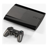 Playstation 3 Ps3 250 Gb Super Slim + 80 Jogos Completos Cor Preto