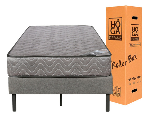 Cama Europea 1 Plaza Koppla Roller 18