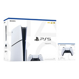 Consola Sony Playstation 5 Slim Disco 1tb Blanco 2 Controles