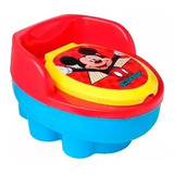 Bacinilla Pelela Mickey Juguetoys Color Celeste Y Roja