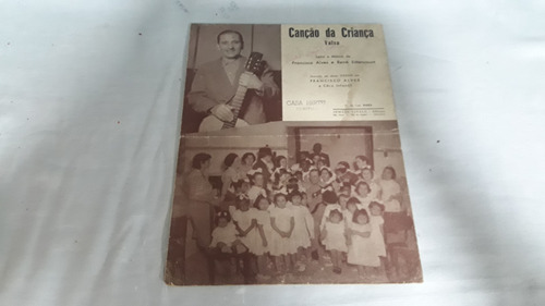 Partitura Canção Da Criança De 1952 Francisco Alves/rené Bit