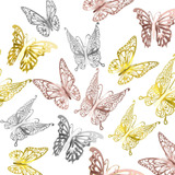 Cicikiea Decoración De Pared De Mariposas 3d, 108 Pcs 3 Esti