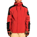 Campera Quiksilver Snow Hombre Radical Rojo Cli