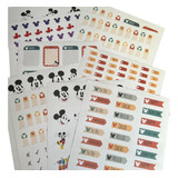 Set Stickers Mickey Disney  Planner Agenda 10 Hojas