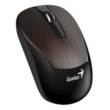 Mouse Genius Eco 8015 Inalambrico Wireless Recargable Usb Color Chocolate