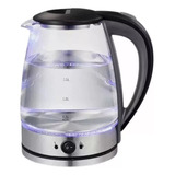 Pava Eléctrica Oryx Jarra 1,8lt Vidrio Corte Mate Y Café