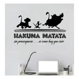 Vinilo Decorativo Frase Hakuna Matata Pegatina