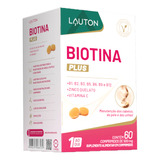 Biotina C/ B1 B2 B3 B5 B6 B9 B12 Zinco Quelado Vitamina C Sabor Sem Sabor