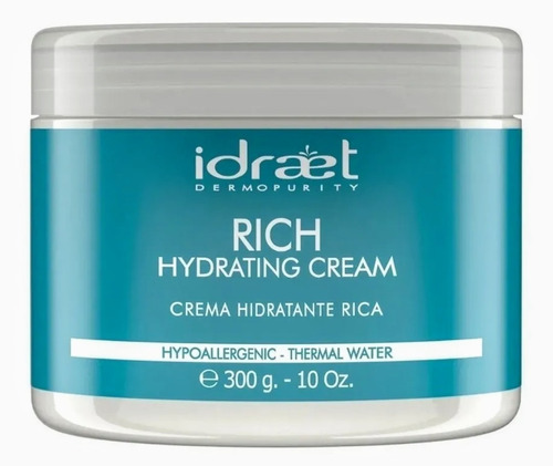 Rich Crema Hidratante Idraet X 300gr. Piel Normal A Seca.