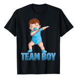 Género Reveal Party Team Boy Baby Anuncio Mujeres Hombres Ca