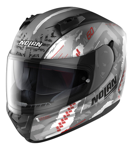 Casco Moto Integral Nolan N60-6 Wheelspin Doble Visor