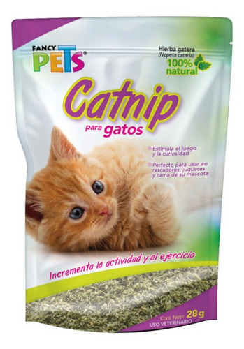 Catnip Estimulador Juego Curiosidad Gato 28grs Fancy Pets