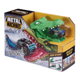 Pista Metal Machines - Croc Attack Color Azul Y Verde