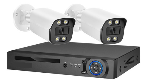 Cámara De Seguridad Ip Con Detección  4k De 8mp,  Ia, Nvr