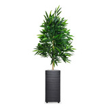 Planta Artificial Costela De Adão Grande + Vaso Decorativo