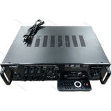 Receiver Amplificador Potencia Le707 Usb Bluetooth Efeito Fm