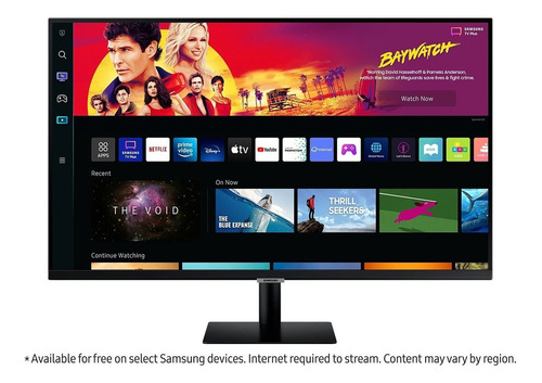 Monitor 43 Uhd 4k Con Smart Tv Experience Color Negro