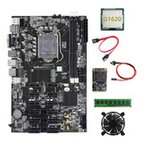 Placa Base B75 12 Pcie Eth+cpu G1620+ddr3 4 Gb 1600mh