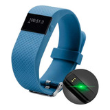 Stylos Reloj Deportivo Azul Brazalete Inteligente Bluetooth 