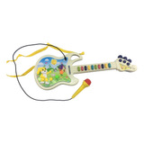 Guitarra Musical Niños Bebes Conejo Con Sonidos Y Luces