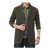 Blazer Moderno De Algodón Informal Para Hombre