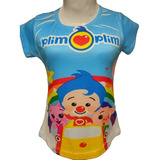 Playera Sublimada Infantil Deel Payaso Plim Suave Y Liviana 