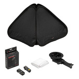 Kit Softbox 24x24in P/ Nikon + Flash - Ttl Pass-thru (60)