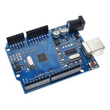 Placa Compatível Com Arduíno Uno R3 Atmega328 Smd Com Nf