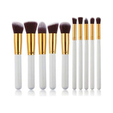 Brochas Maquillaje Prof Set 10 Alta Calidad