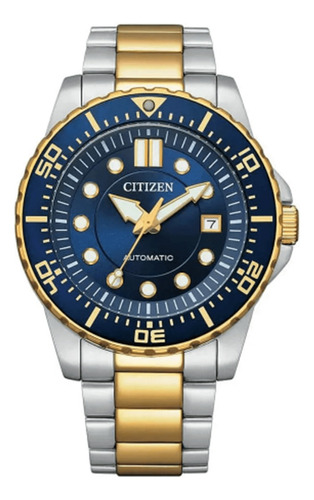 Relógio Citizen Automático Urban Azul Tz31856a / Nj0174-82l