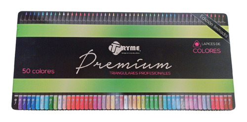 50 Lapices De Colores Para Dibujo Tryme Profesionales