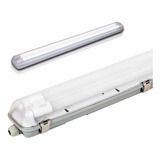 Liston Estanco Doble G13 120 Cm Exterior Para Tubo Led T8