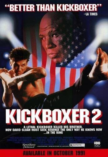 Kickboxer 2 Vhs Sasha Mitchell Michel Qissi Vhs Sin Caja