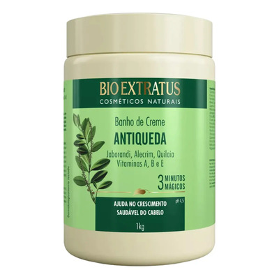 Banho de Creme Jaborandi Antiqueda Bio Extratus 1kg | MercadoLivre