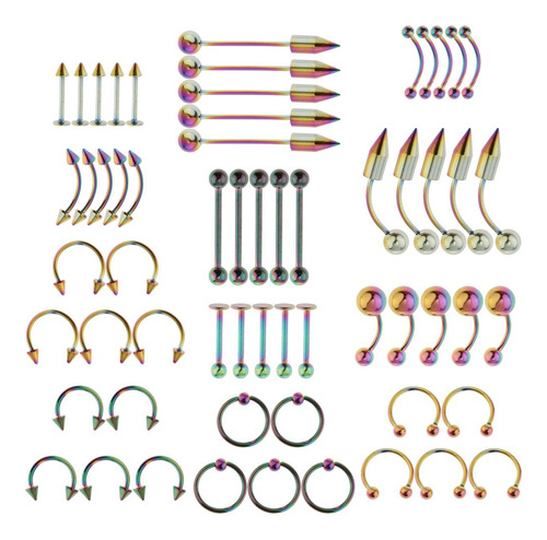 Joyería Colorida Para Piercings Corporales