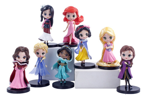 Figuras Muñecas Princesas X 4 Regalos Detalles Fiestas Niñas