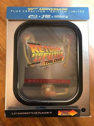 Bluray Steelbook De Volta Para O Futuro - Flux Capacitor