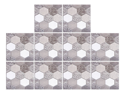 Adhesivo Autoadhesivo Anticolisión Para Azulejos, 10 Unidade