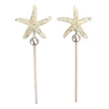 2 Cake Toppers En Forma De Estrella Blanca Para Pastel