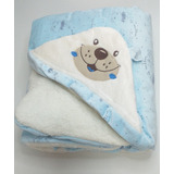 Cobija Cobertor Para Bebé Termica Color Azul 80x90 Cm