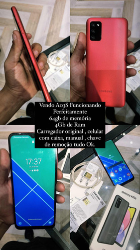 Samsung Galaxy A03s Vermelho 64gb