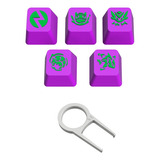 Set 5 Keycaps Gekko Habilidades Valorant