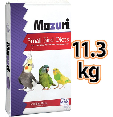 Alimento Mazuri Small Bird Ninfa Agaporni Perico (11.3 Kg)